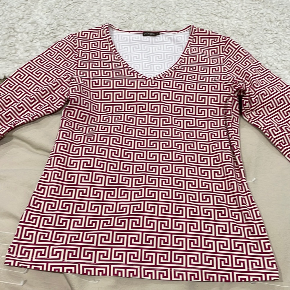 J. McLaughlin 3/4 sleeve v-neck